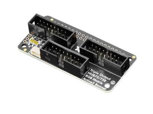 RGB-Matris HAT f&ouml;r Raspberry Pi f&ouml;r 3 HUB75-paneler @ electrokit