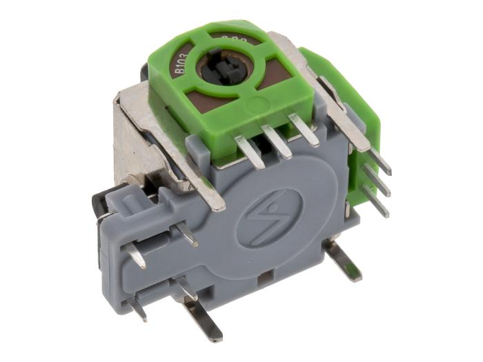 Joystick 2-axel 10k + switch 20x25mm @ electrokit (2 av 2)