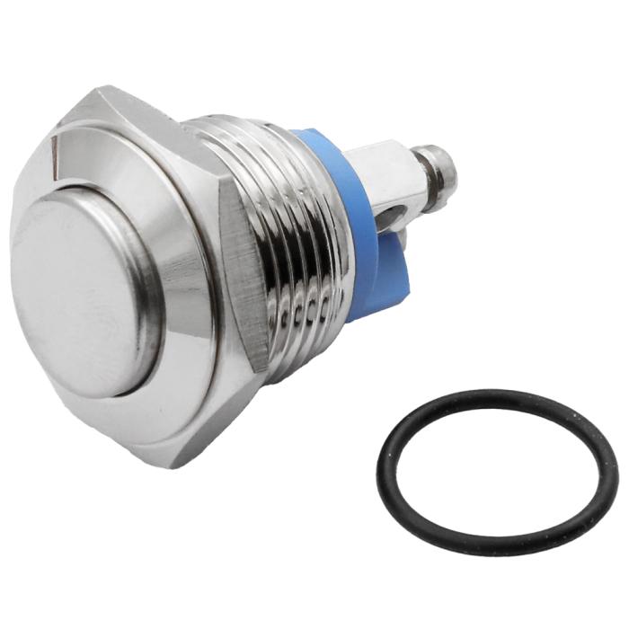 Push switch 19mm 1-p on-(on) vandal resistant IP65 @ electrokit (1 of 2)