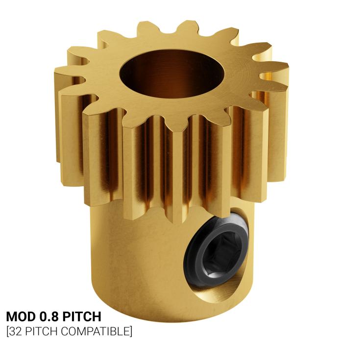 Kuggdrev MOD 0.8 15T ø6mm @ electrokit (1 av 3)