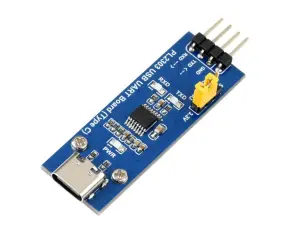 USB-C till UART modul (TTL) 3.3V 4-pin @ electrokit