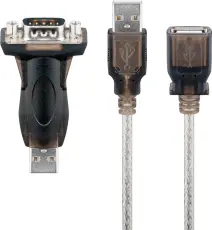 USB-A till DB9 RS232 seriell adapter med 1.5m kabel @ electrokit