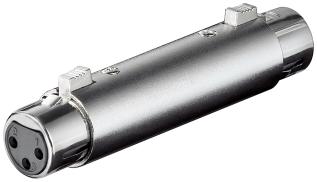 XLR-adapter 3-pol dubbelhona @ electrokit