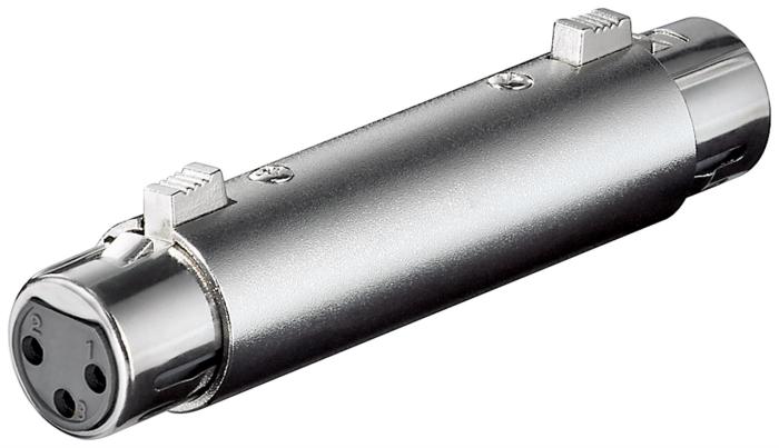 XLR-adapter 3-pol dubbelhona @ electrokit (1 av 1)