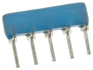 Motståndsnät 4R 5-pin 470ohm @ electrokit