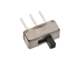 Skjutomkopplare 1-pol on-on PCB 2.54mm @ electrokit