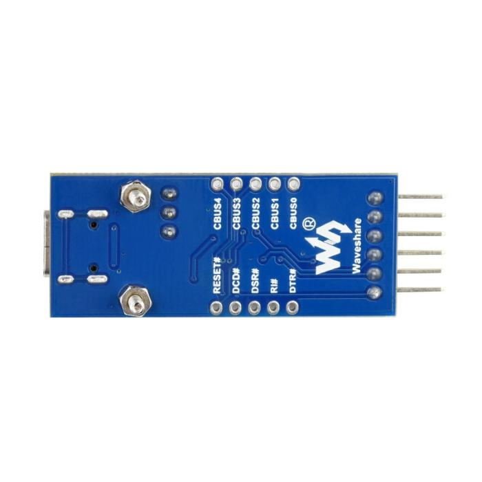USB-C to UART (TTL) module 3.3/5V 6-pin with flow control @ electrokit (3 of 4)