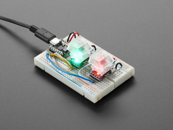 Breakout for Kailh switch with NeoPixel @ electrokit (6 of 8)