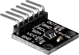 12-bit DAC 1-kanal modul - I2C @ electrokit