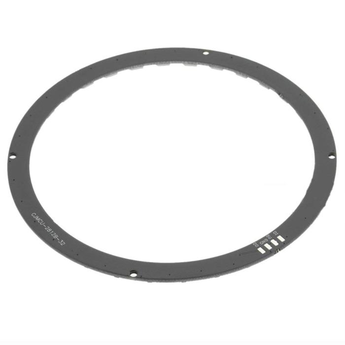Adresserbar RGB LED-ring med 32 LED ø104mm - WS2812 @ electrokit (3 av 3)