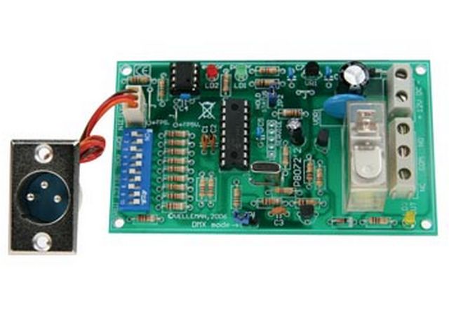 DMX-controlled relay board @ electrokit
