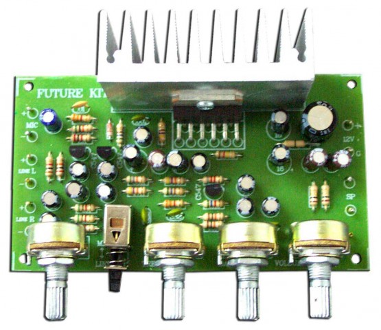 Amplifier 15W 2 input @ electrokit