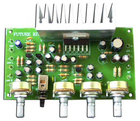 Förstärkare 15W 2 input @ electrokit