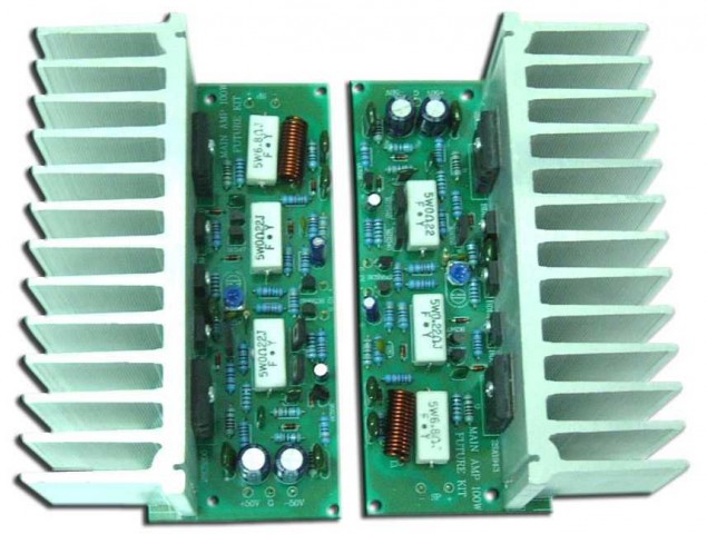 Amplifier 100W stereo @ electrokit