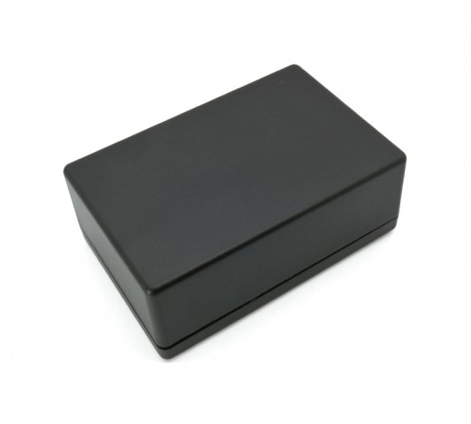 Enclosure FB03 black 69x102x37mm @ electrokit