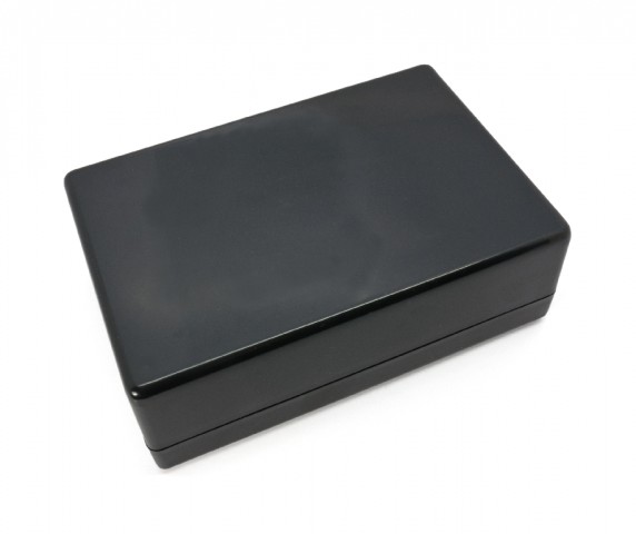 Enclosure FB09 black 130x192x65mm @ electrokit