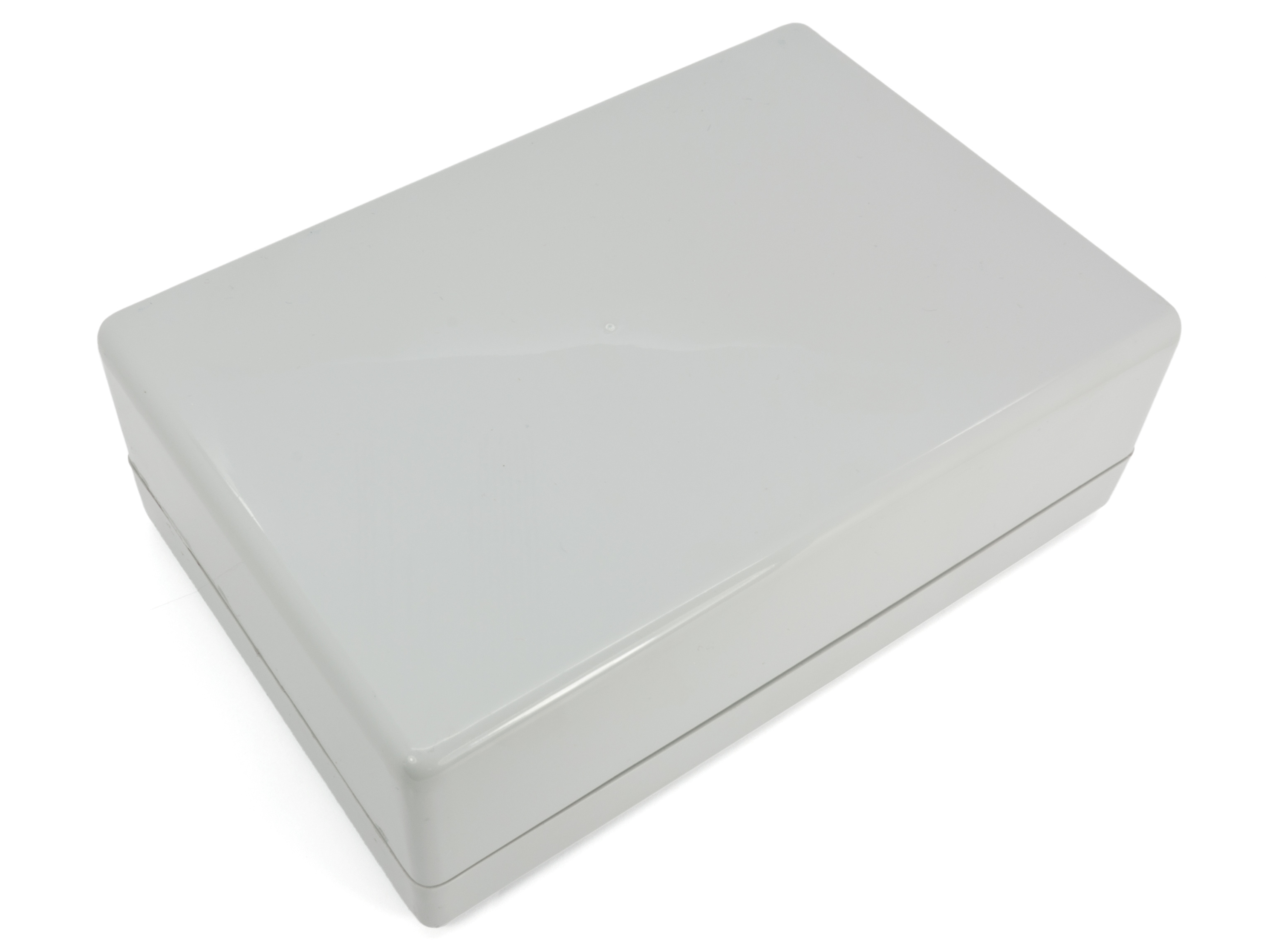 Enclosure FB09 grey 130x192x65mm @ electrokit