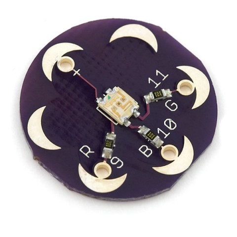 LilyPad tri-color LED @ electrokit