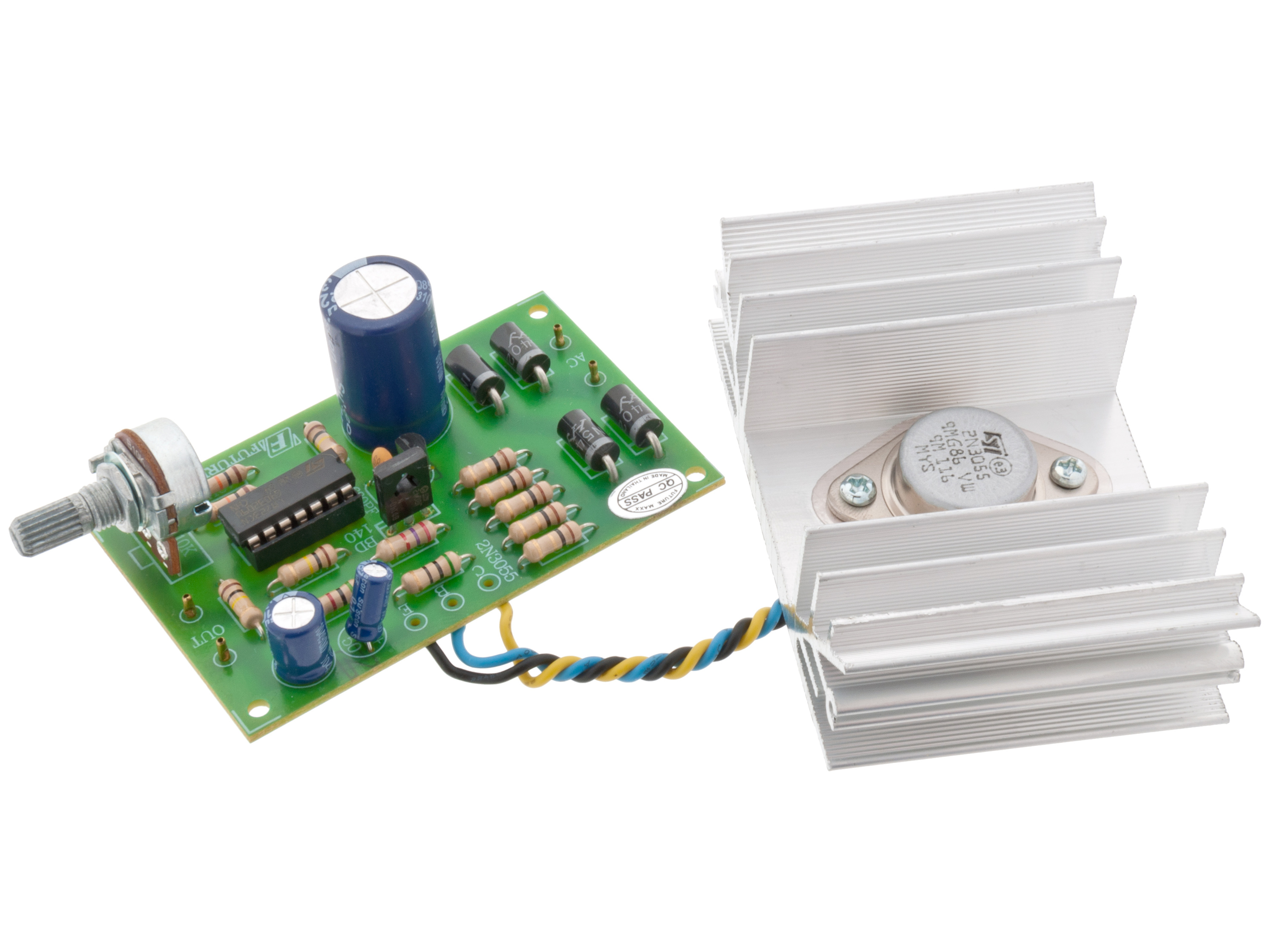 Power supply variable 0-30V 3A @ electrokit