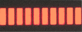 LED bargraph 10 segment orange @ electrokit