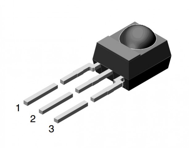 TSOP4830 IR-module 30 kHz @ electrokit