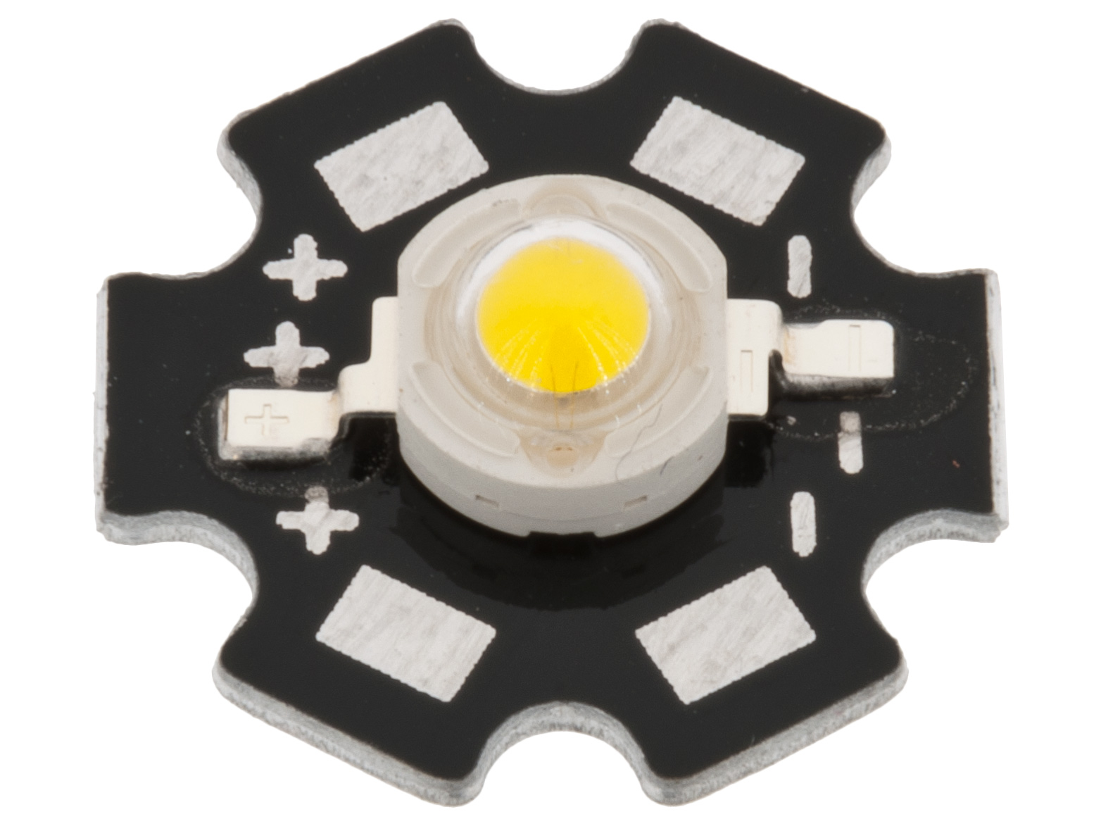 LED 3W warm white 3000K with PCB @ electrokit