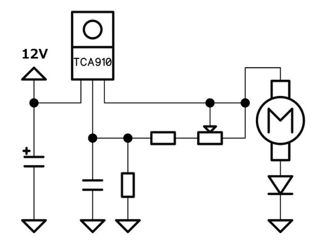 TCA910 TO-126 voltage regulator @ electrokit (2 of 2)