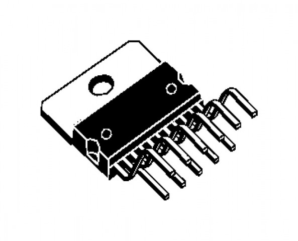 TDA2005R SIL-11 20 W audio amplifier vertical @ electrokit