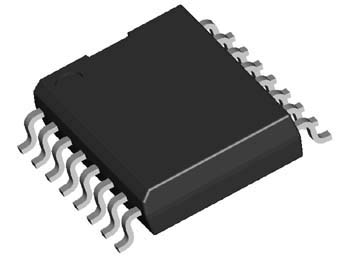 74HC595DW SOW-16 8-bit shift register with output latches @ electrokit