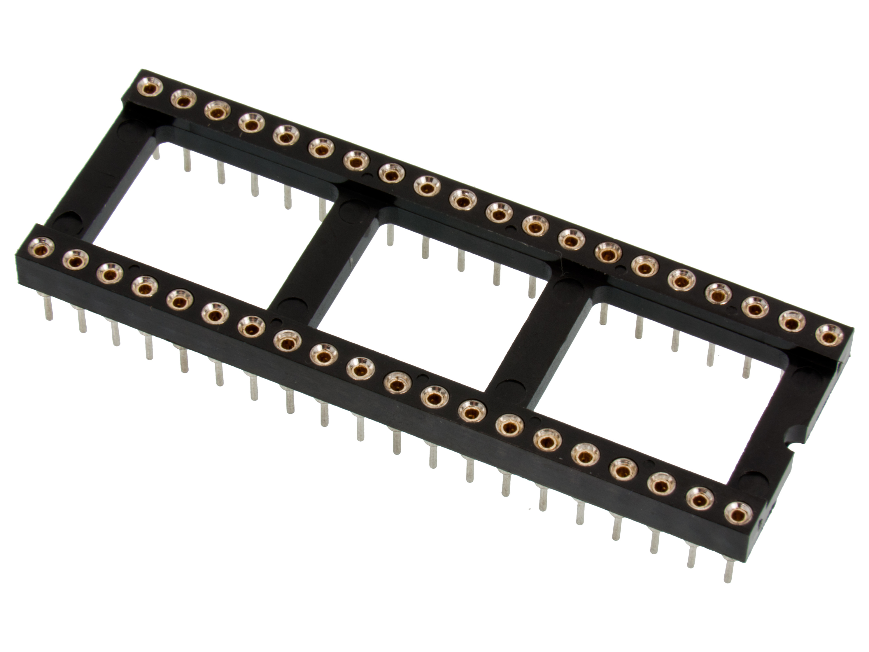 DIL-hållare svarvad 40-pin