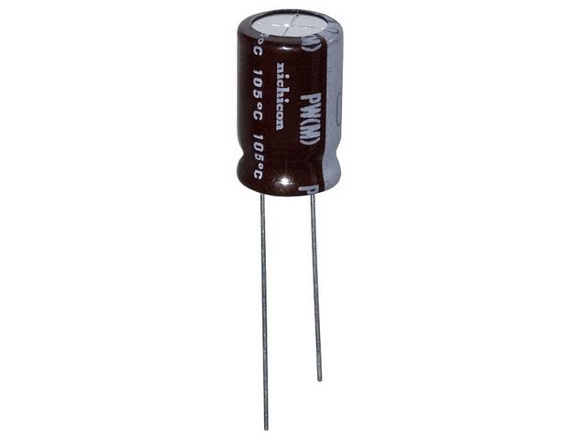 UPW0J222MPD 2200uF 6.3V 105C ø12.5x25mm @ electrokit