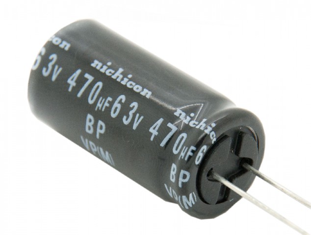 UVP1J221MHD 220uF 63V ø16x25mm bipolar @ electrokit