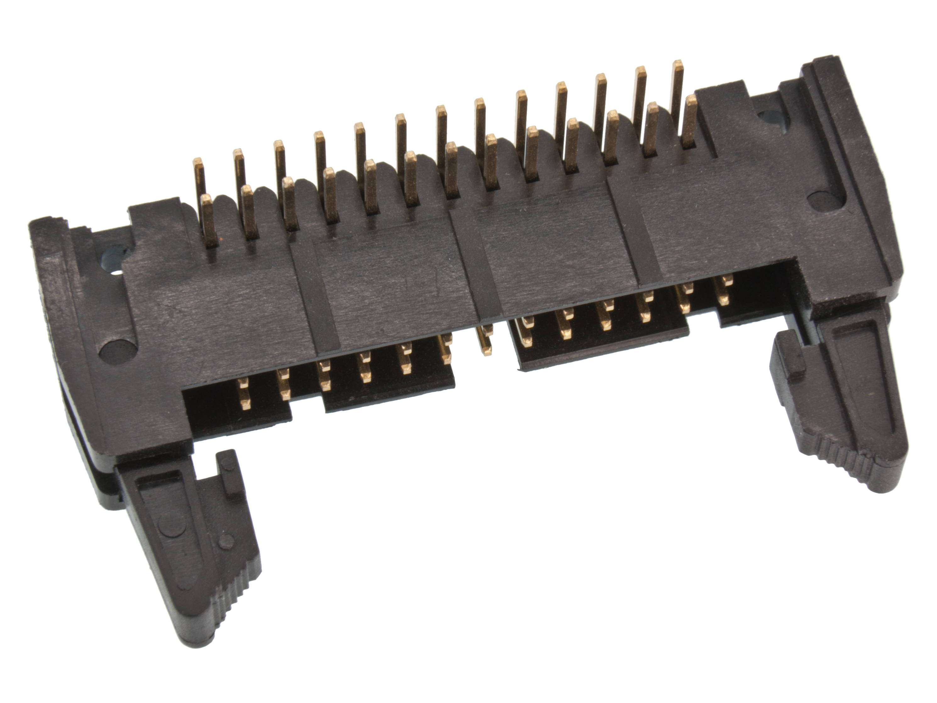 IDC hane PCB 26-pol med utkastare vinklad 2.54mm