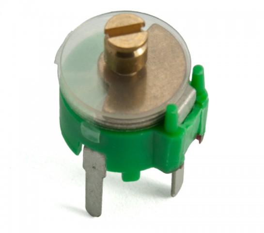 Trimmer capacitor 2-22pF green @ electrokit