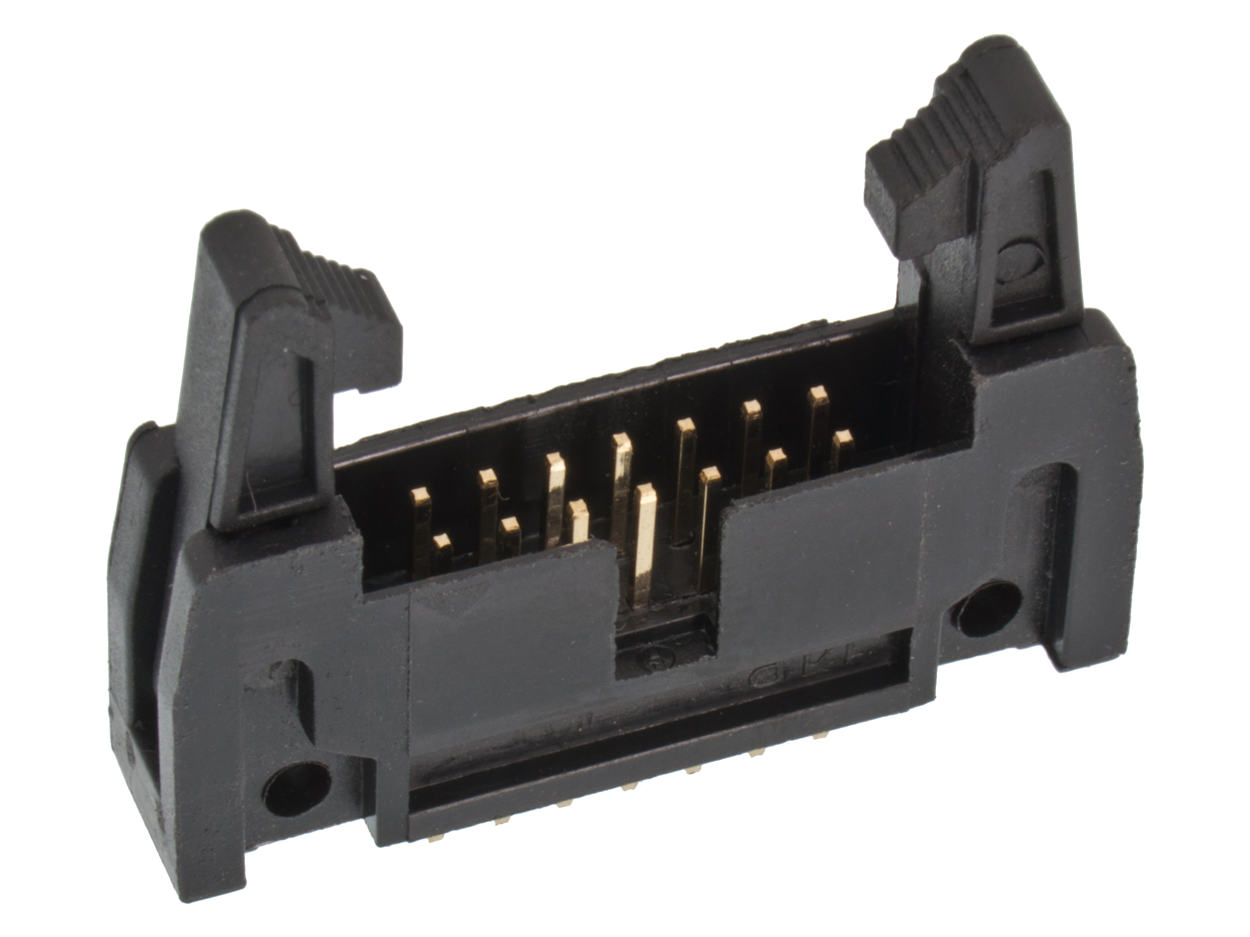 IDC hane PCB 14-pol med lång utkastare 2.54mm
