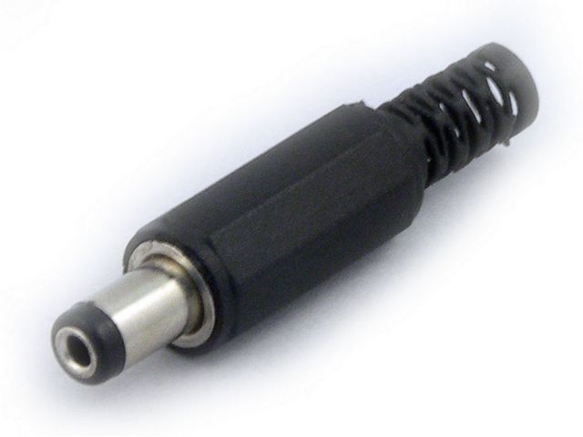 DC-plug 2.1mm plastic (2.1x5.5x9.5mm) @ electrokit (1 of 1)