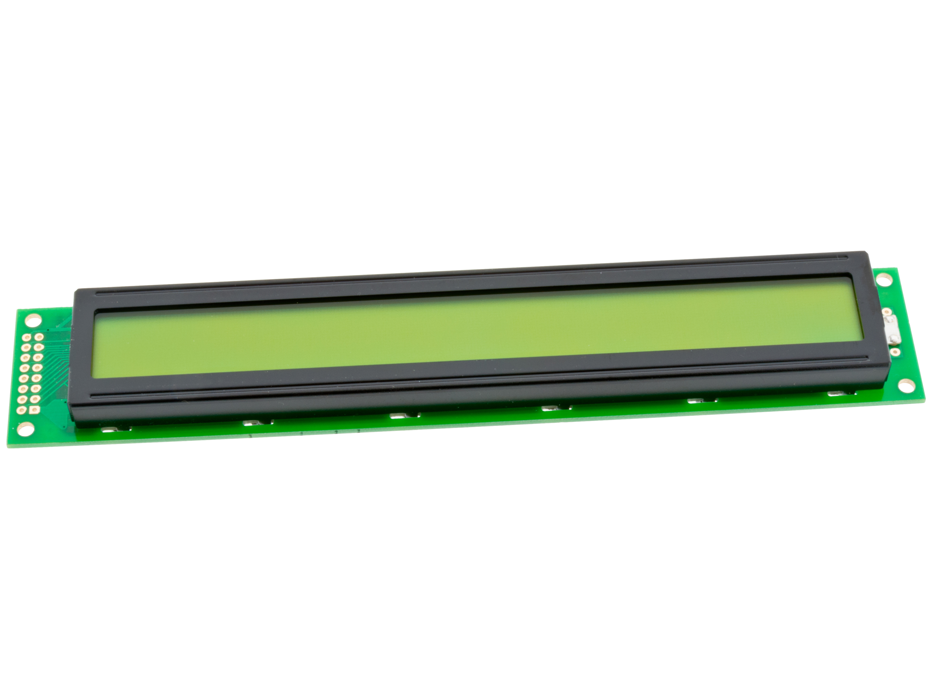 LCD 2x40 tecken JHD402A STN gulgrön LED @ electrokit
