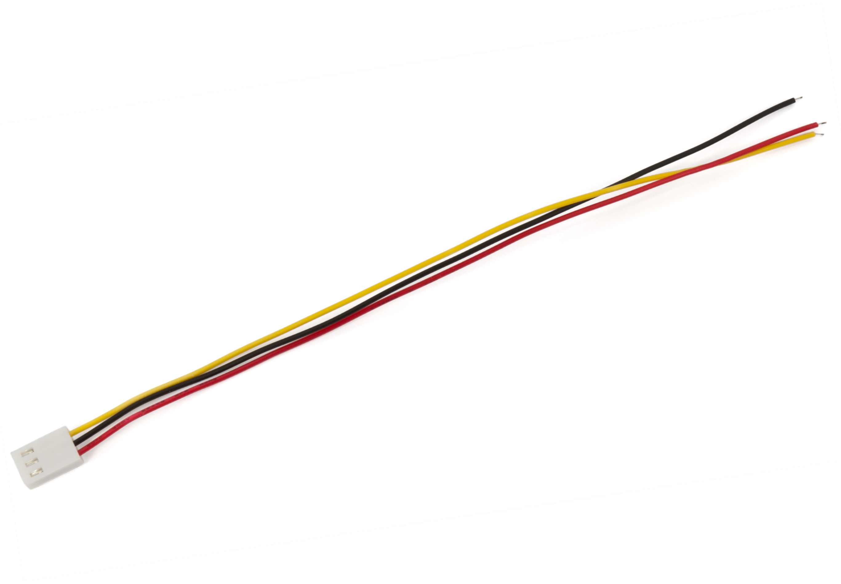 Kontakthus 2.54mm 2510-3Y med kabel 3-pol 20cm
