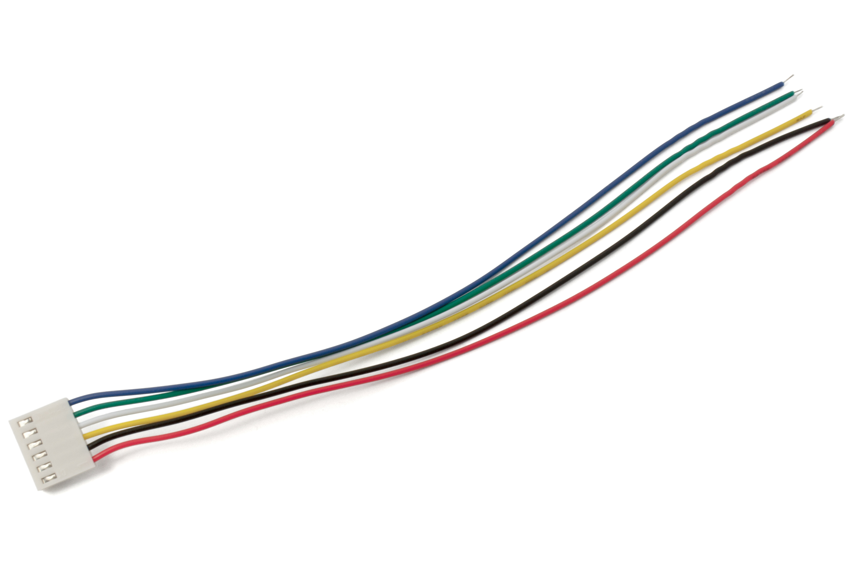 Kontakthus 2.54mm 2510-6Y med kabel 6-pol 20cm