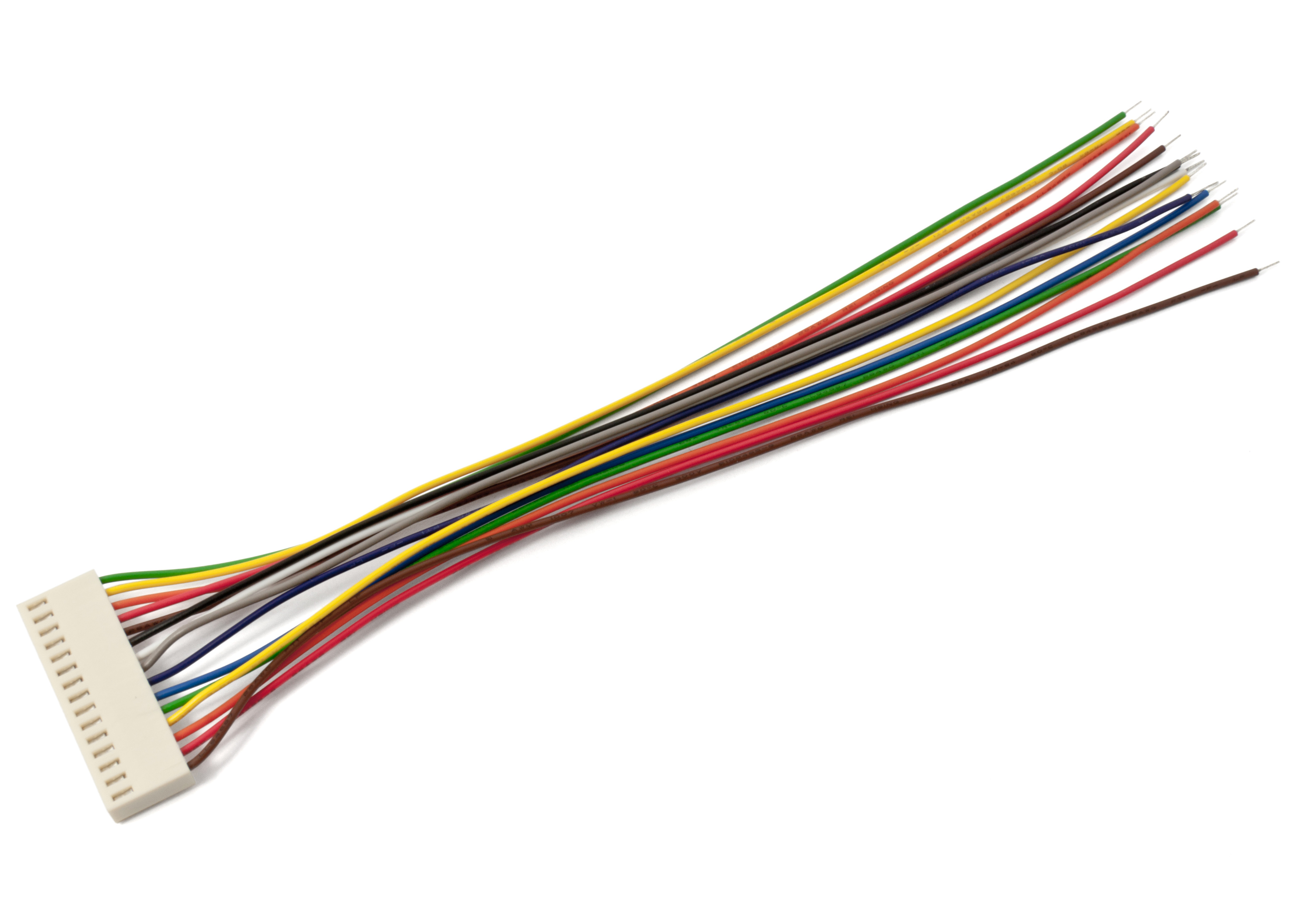 Kontakthus 2.54mm 2510-15Y med kabel 15-pol 20cm