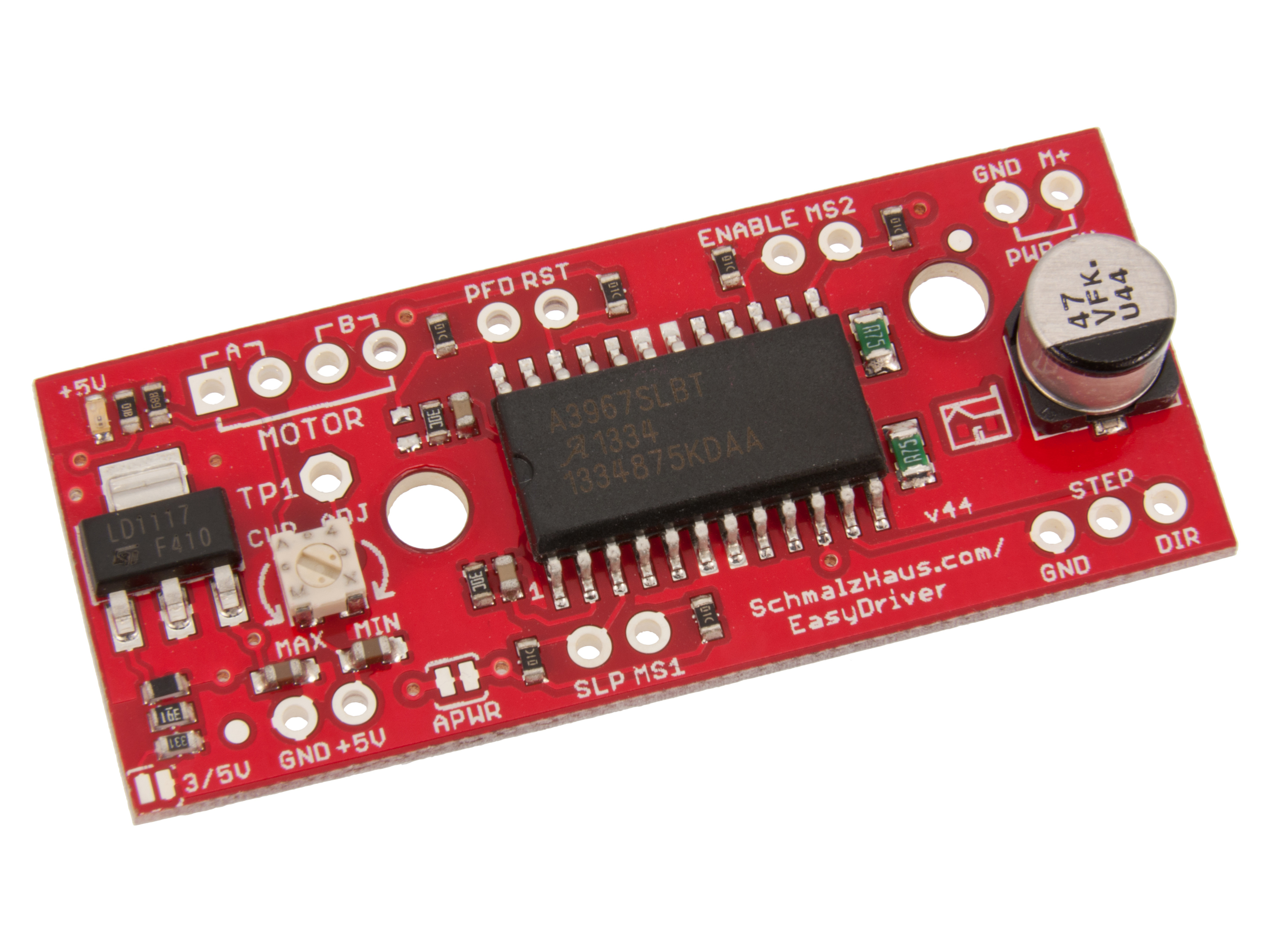 EasyDriver v4 step motor driver @ electrokit