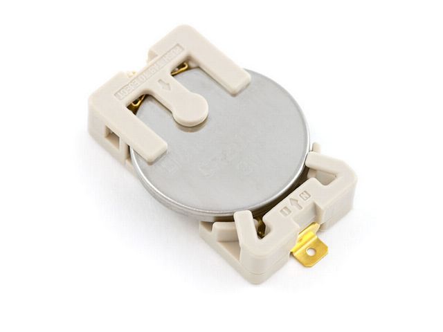 Battery holder button CR2032 @ electrokit