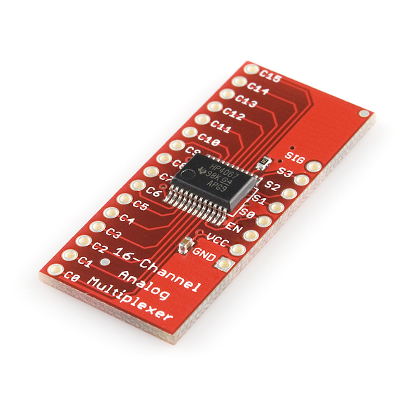 Analog/digital mux test pcb @ electrokit