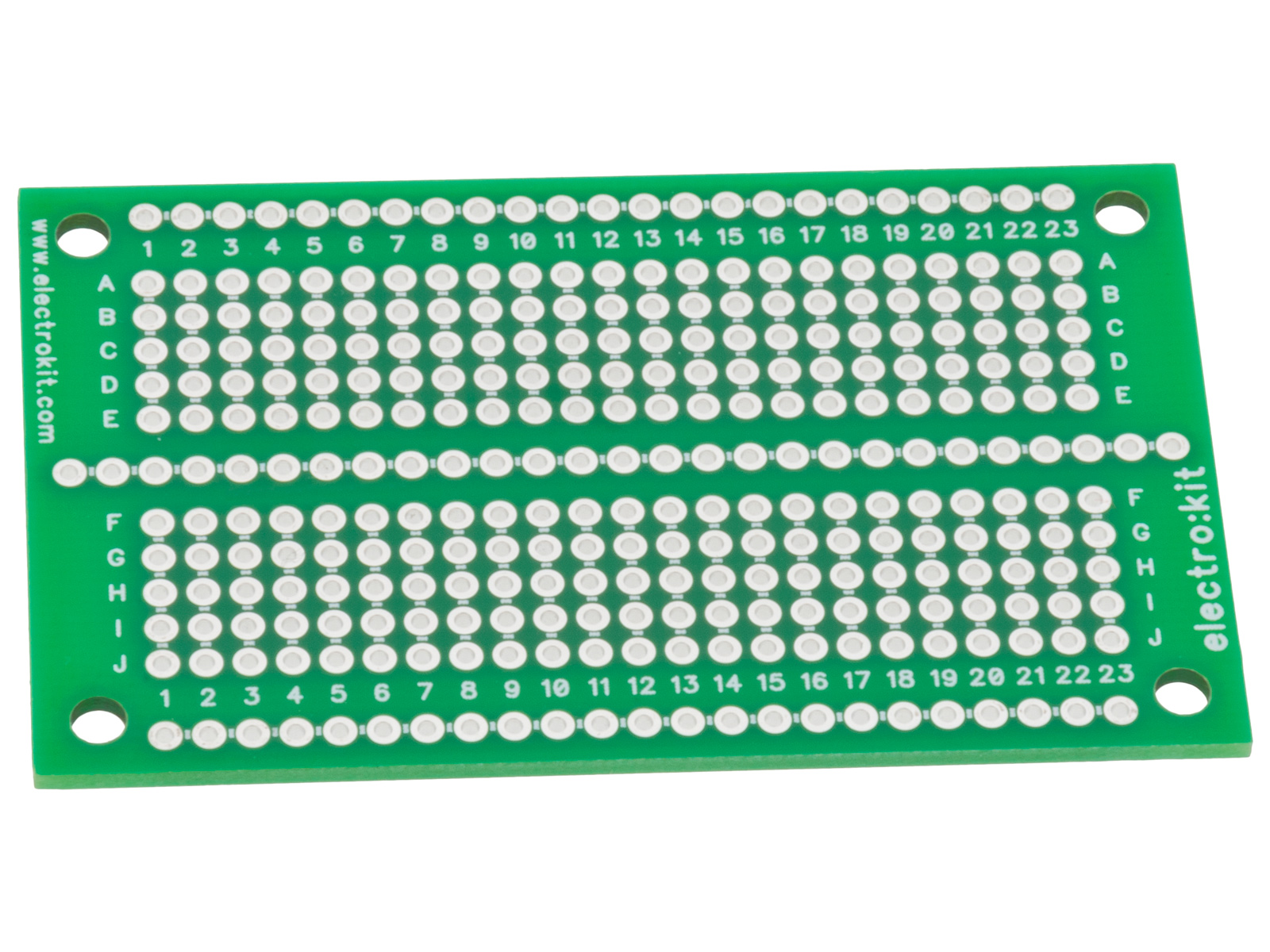 Experimentkort - breadboard 270 hål formfaktor