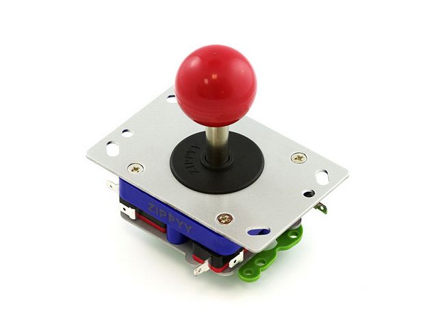 Joystick arcade short handle @ electrokit