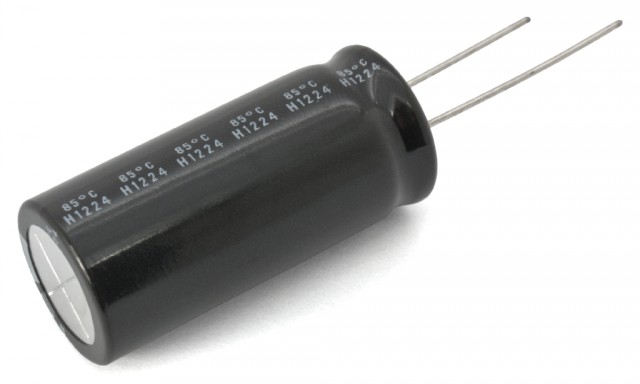 El.lyt 330uF 200V 85C ø20x40 @ electrokit