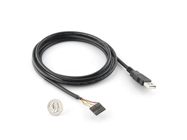 FTDI-kabel USB/TTL - I/O 3.3V - VCC 5V