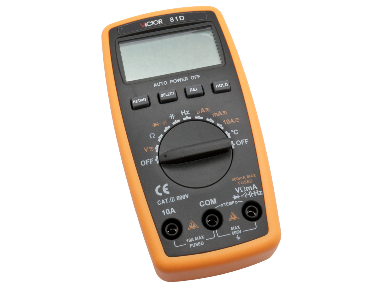 DVM-870 digital multimeter 3 1/2 digits auto range @ electrokit