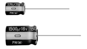 UPW1C222MHD 2200uF 16V 105C ø12.5x25mm @ electrokit