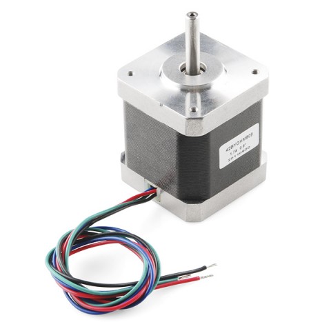 Stepper motor 0.9° 0.41Nm bipolar @ electrokit